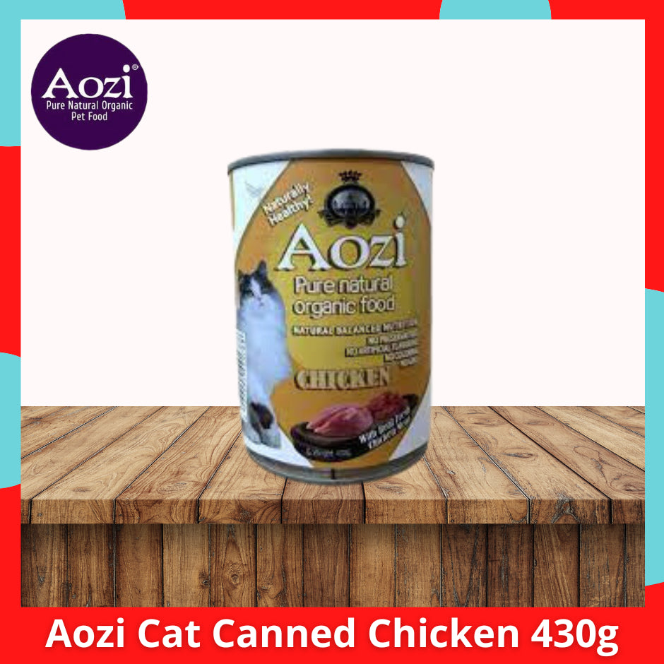Aozi Cat Wet Food Can Organic 430g
