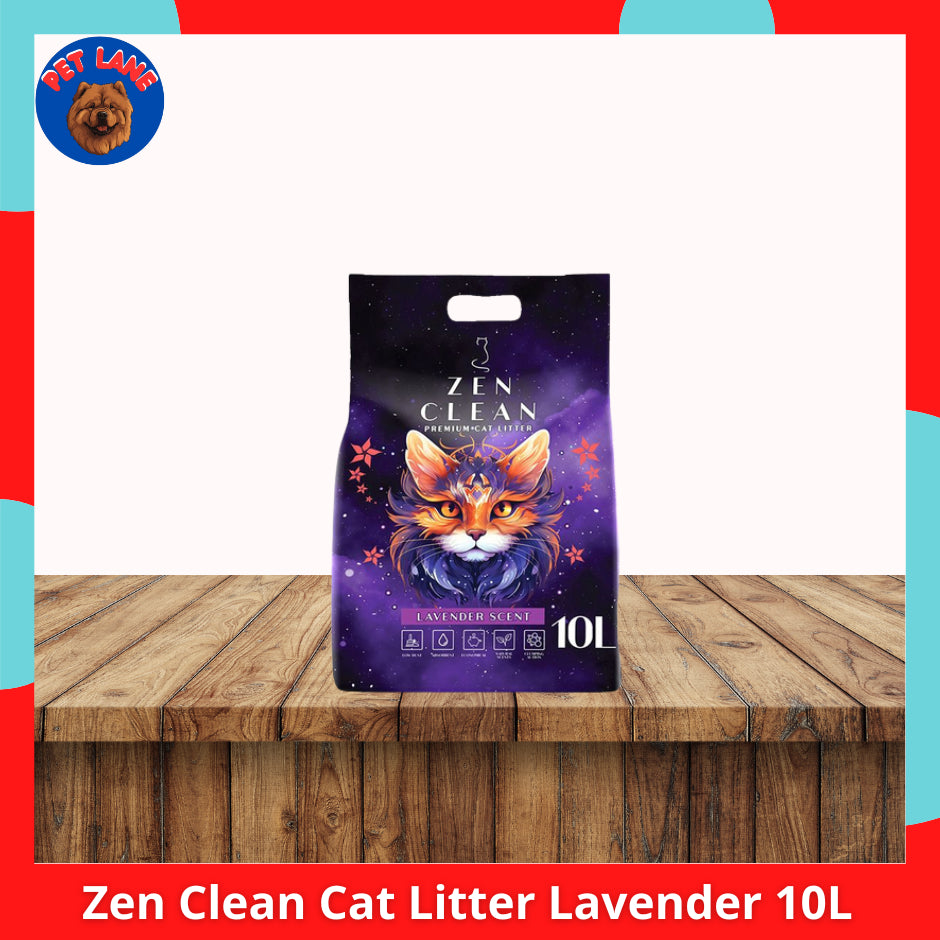 Zen Clean Cat Litter 10L l Lavender l Lemon l Apple l Coffee