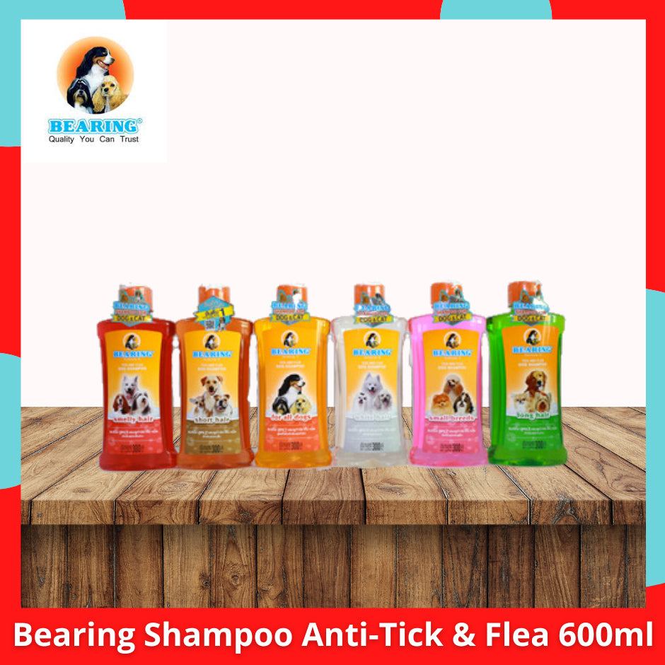 Bearing Anti-Tick &amp; Flea Shampoo for Dogs 600ml