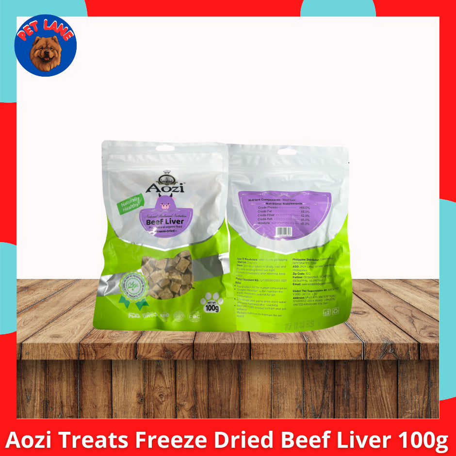Aozi Freeze Dried Treats For Dogs &amp; Cats 100g NEW PRODUCT
