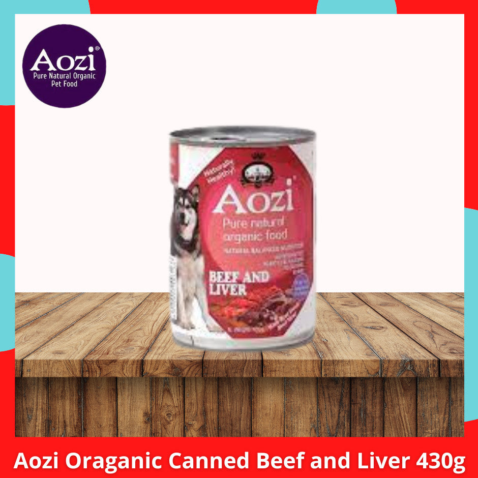 Aozi DOG Wet Food Dog Can 430g Organic