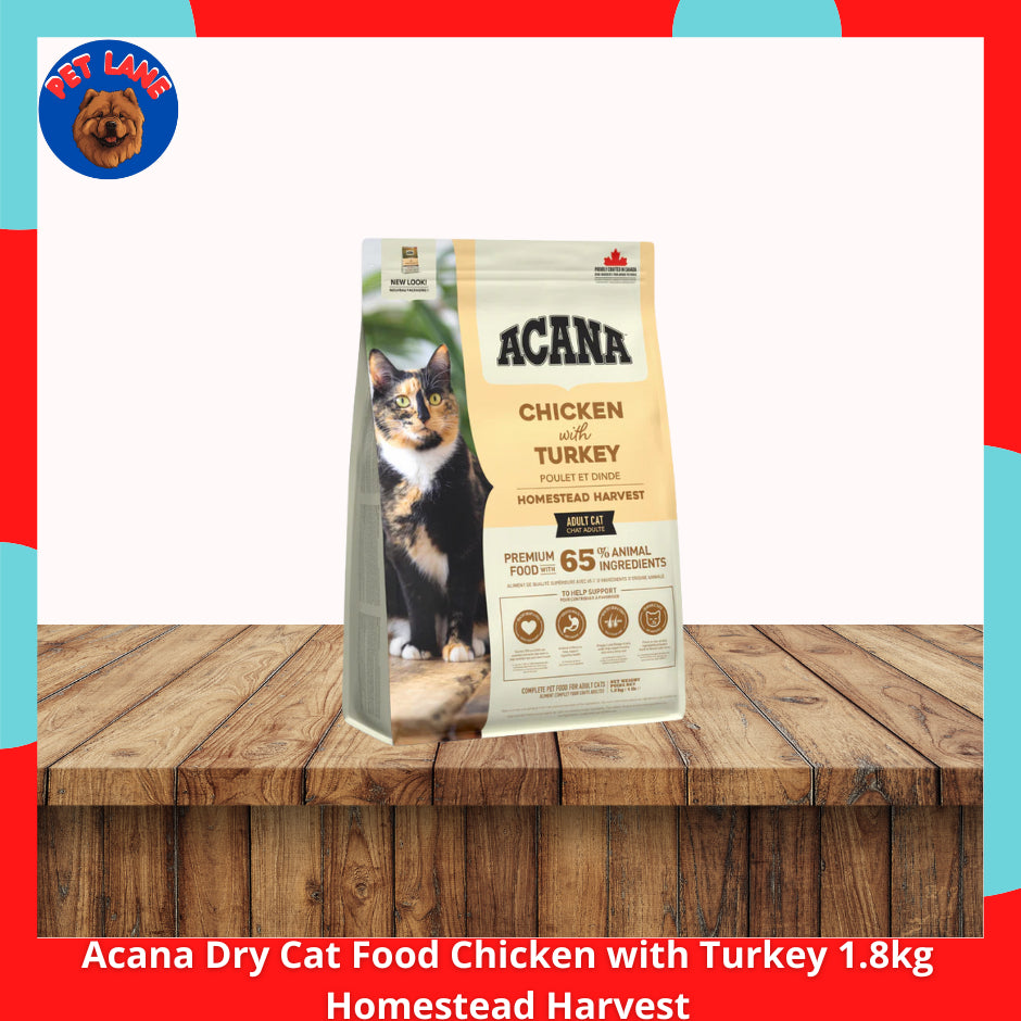 Acana Dry Cat Food 1.8kg l Chicken Herring l Wild Praire l Chicken Turkey l Kitten l Bountiful Catch