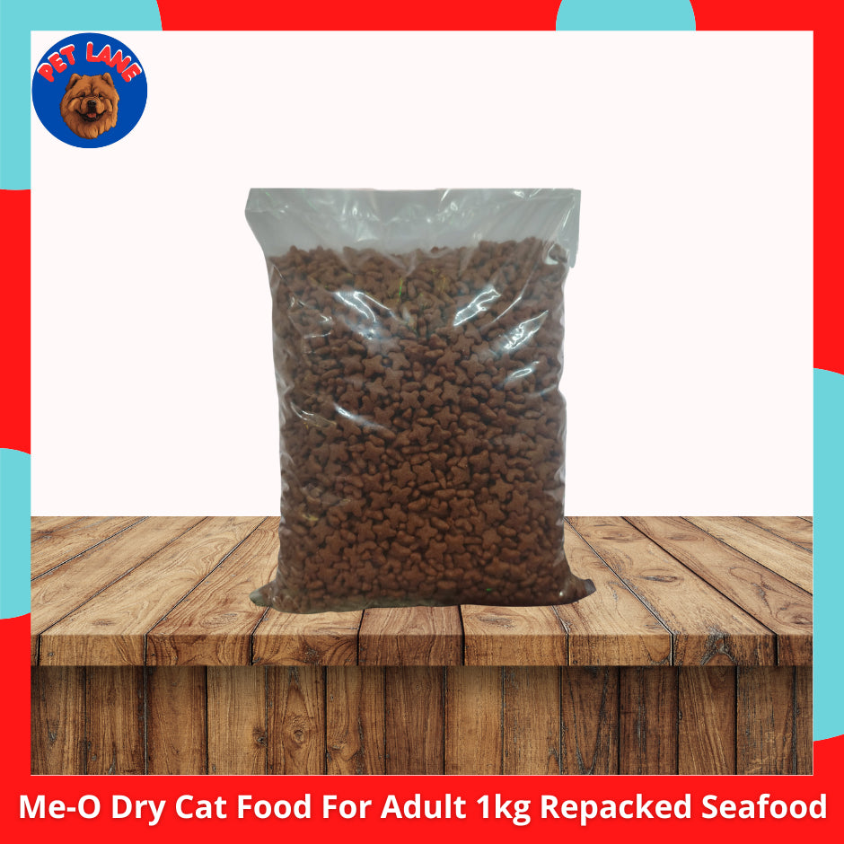 Me-O Dry Cat Food For Adult 1kg Repacked