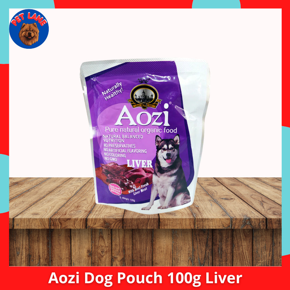 Aozi Dog Pouch Natural Organic Wet Food 100g
