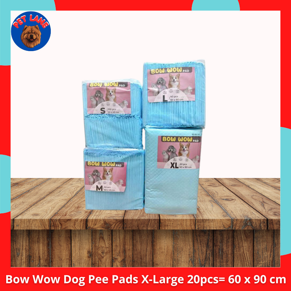 Bow Wow Dog Pee Pads Small l Medium l Large l X-Large