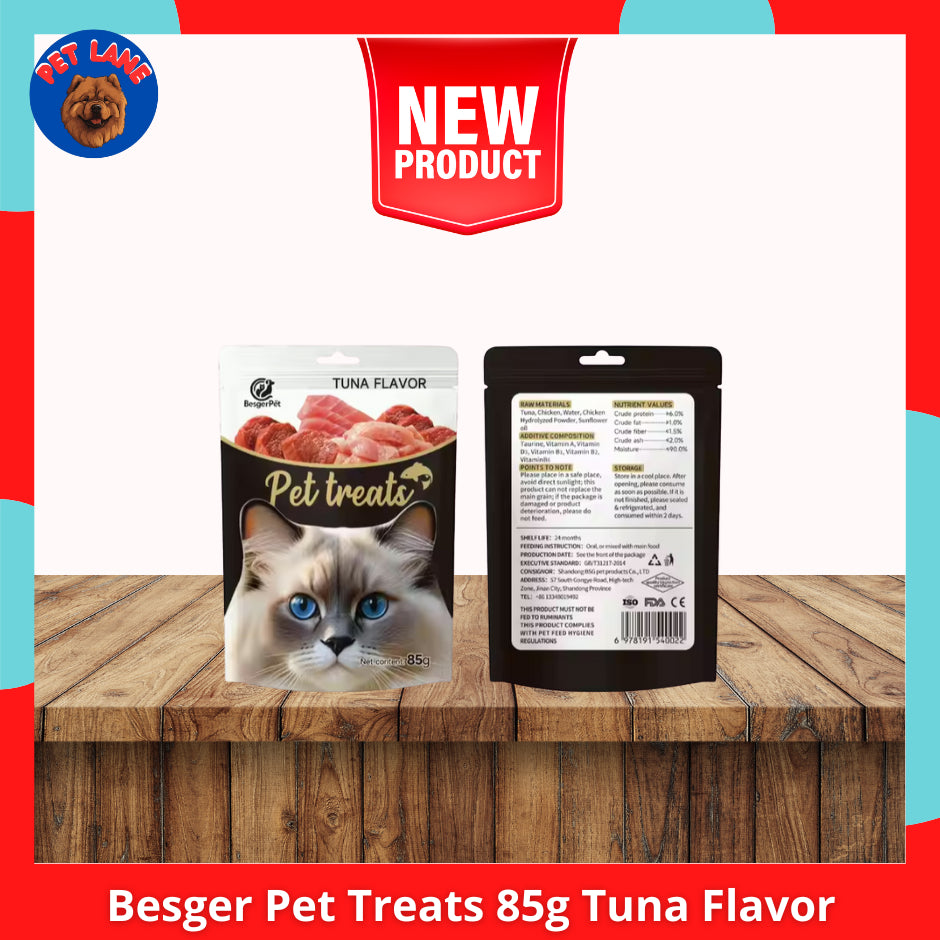 Besger Pet Wet Cat Food Pouch 85g Halal | No Preservatives | MOST AFFORDABLE