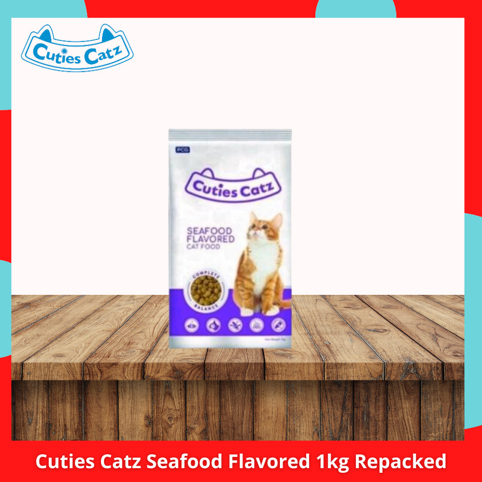 Cuties Catz 1kg Repacked Tuna l Salmon l Tuna &amp; Shrimp l Seafood