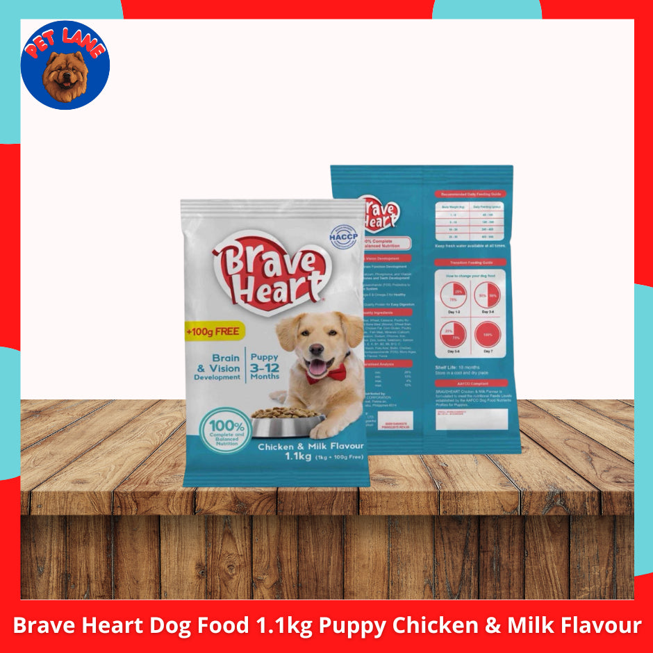 Brave Heart Dog Food Adult &amp; Puppy 1.1kg