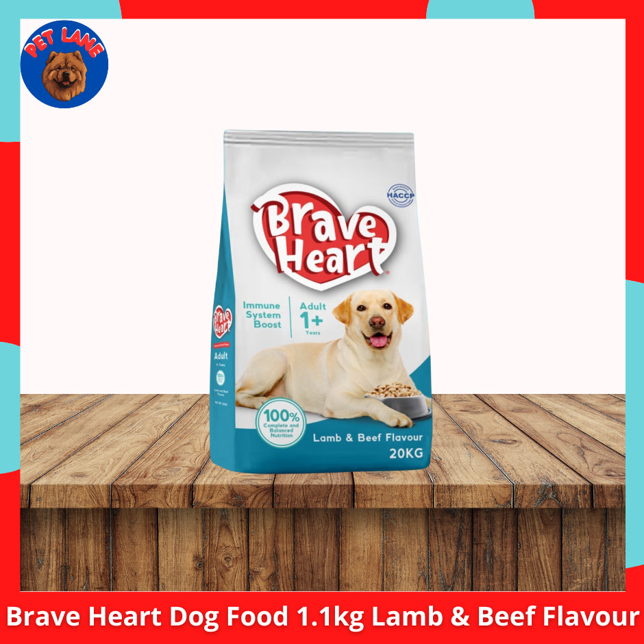 Brave Heart Dog Food Adult &amp; Puppy 1.1kg