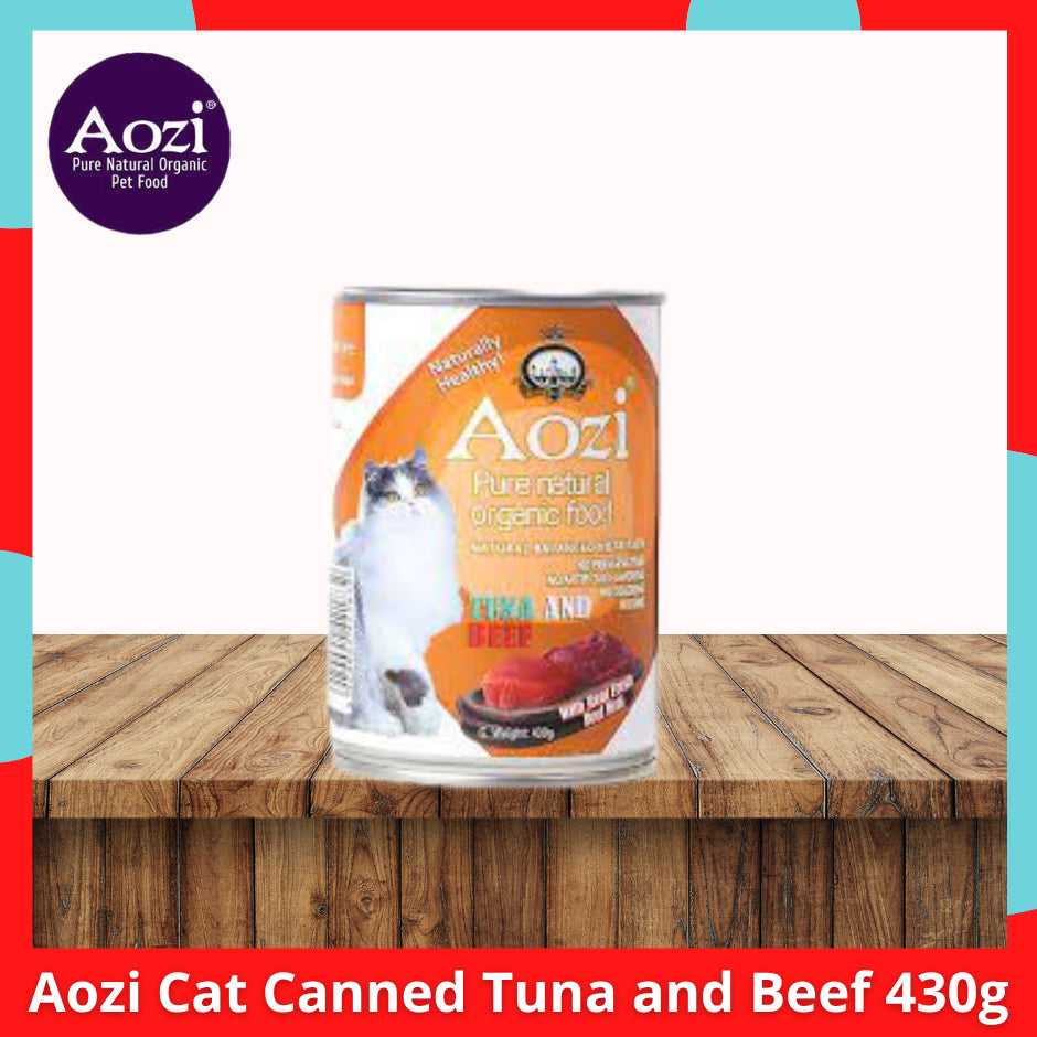 Aozi Cat Wet Food Can Organic 430g