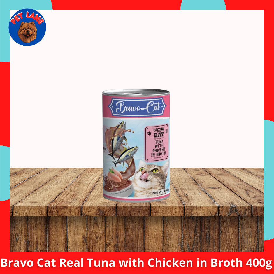 Bravo Cat Wet Cat Food Real Tuna 400g