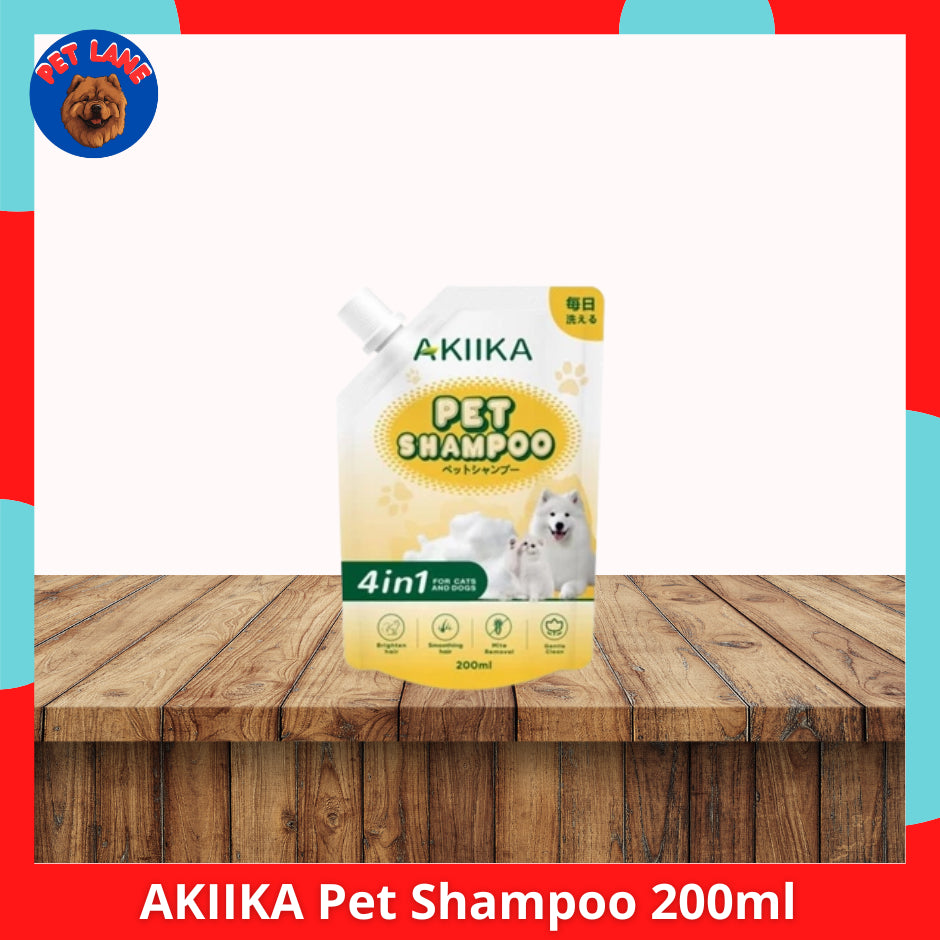AKIIKA Pet Skin Care Spray &amp; Pet Shampoo 60ml l 200ml