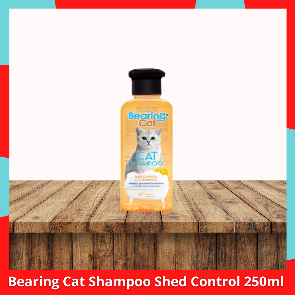 Bearing Cat Shampoo 250ml Dry &amp; Sensitive Skin l Miracle Brightening l Shed Control