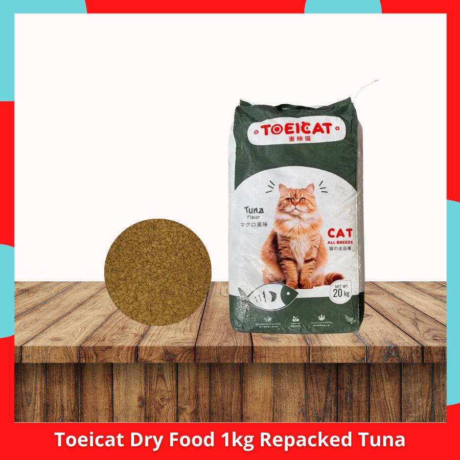 Toeicat Dry Food 1kg Repacked Salmon l Tuna