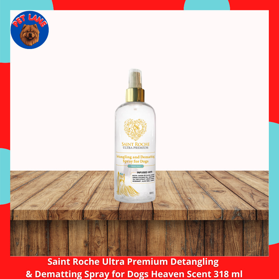 Saint Roche Ultra Premium Detangling and Dematting Spray for Dogs 318ml