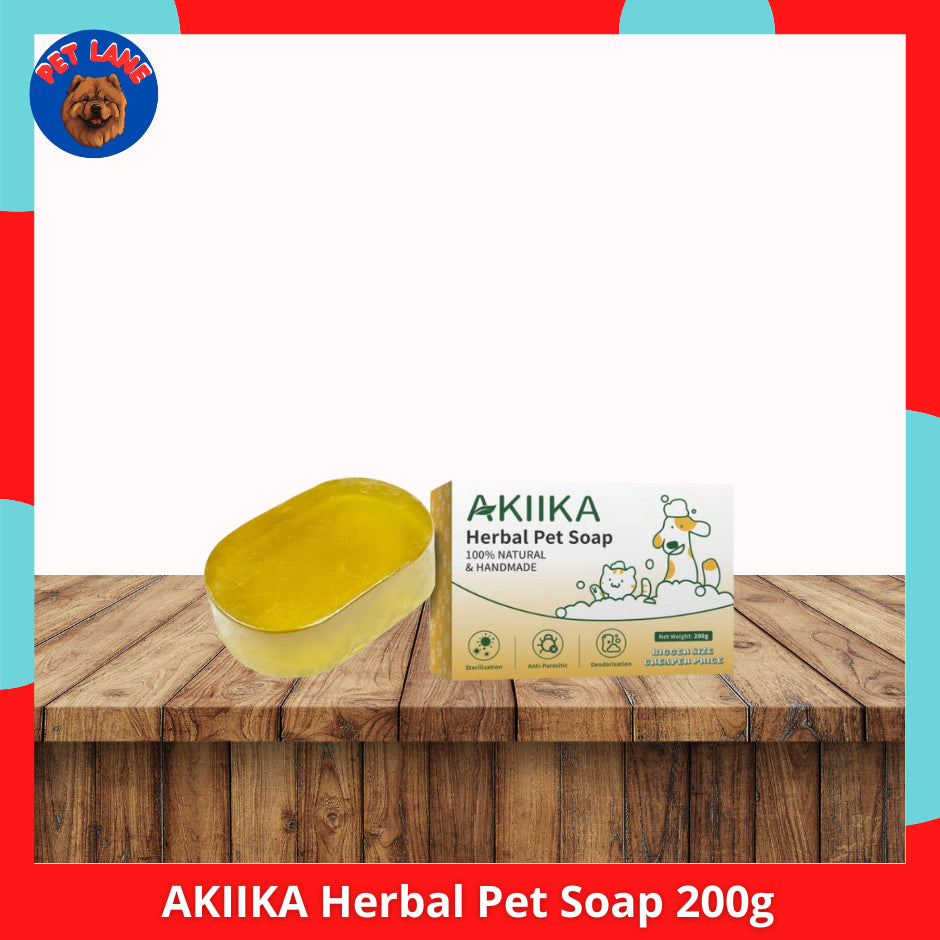 AKIIKA Herbal Pet Soap &amp; Deodorant Spray 480ml l 200g