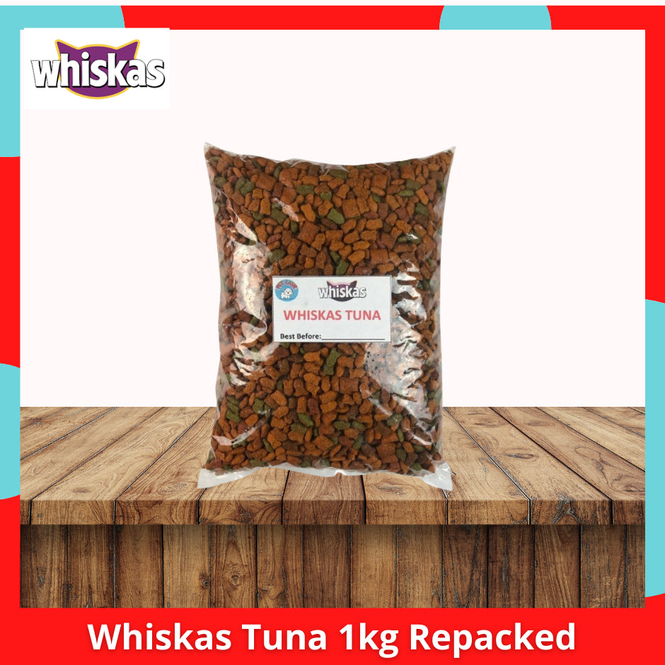 Whiskas Dry Cat Food 1kg Repacked