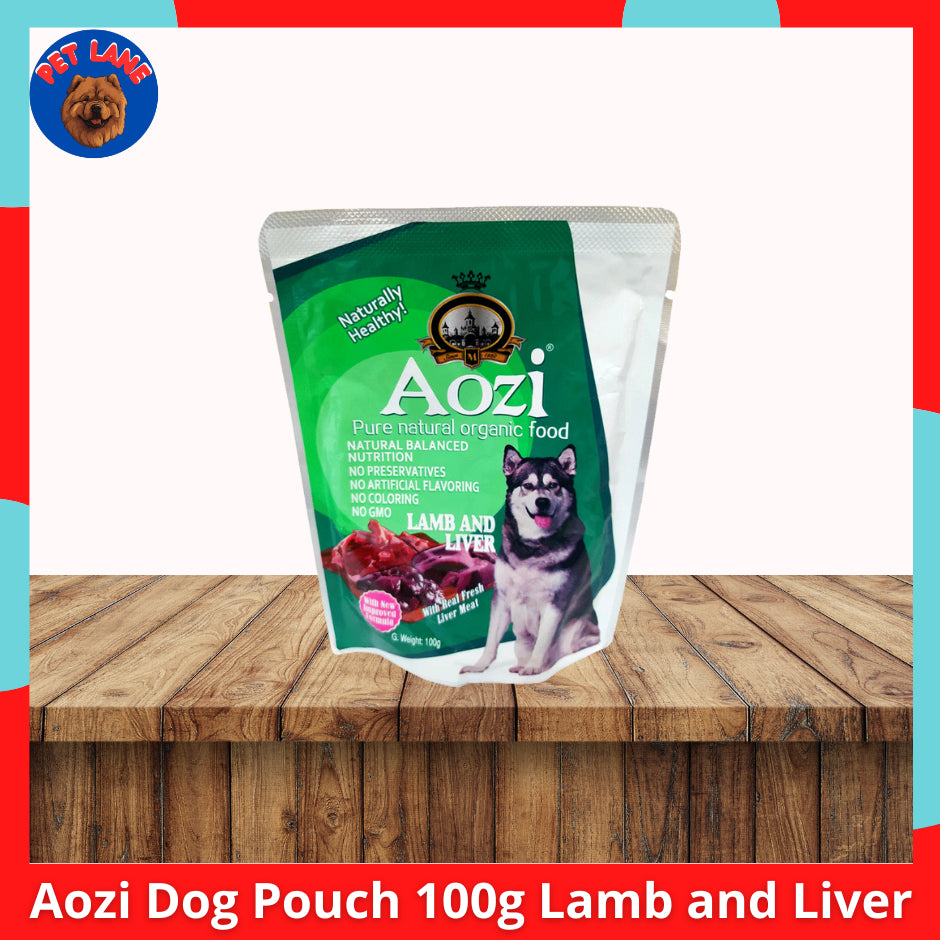 Aozi Dog Pouch Natural Organic Wet Food 100g
