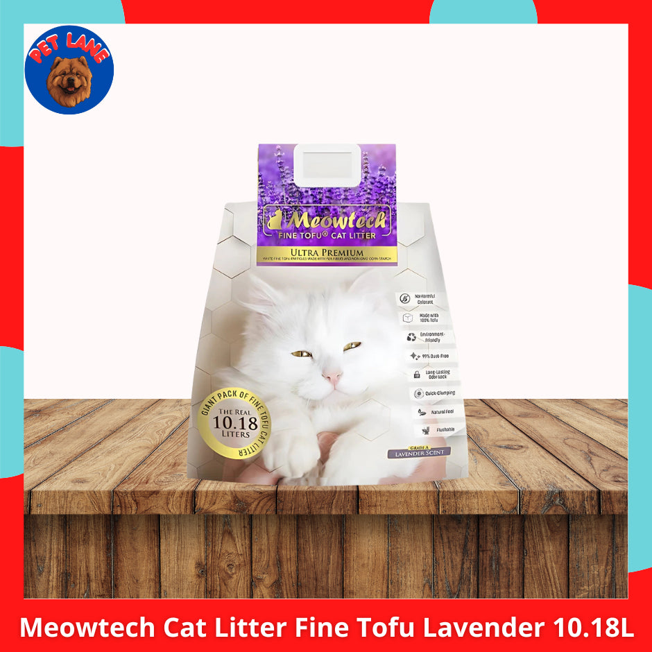 Meowtech Cat Litter Fine Tofu 10.8L Apple l Coffee l Lavender l Lemon
