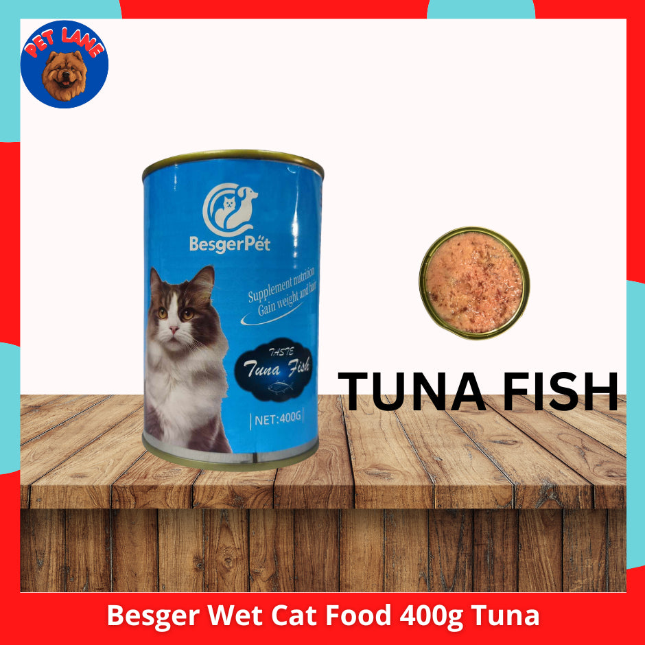 Besger Wet Cat Food Canned 400g Beef | Chicken | Tuna HALAL Certified MOST AFFORDABLE