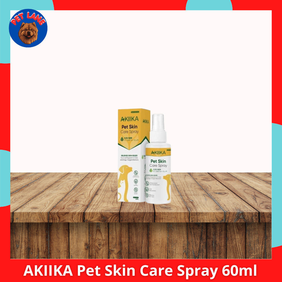 AKIIKA Pet Skin Care Spray &amp; Pet Shampoo 60ml l 200ml