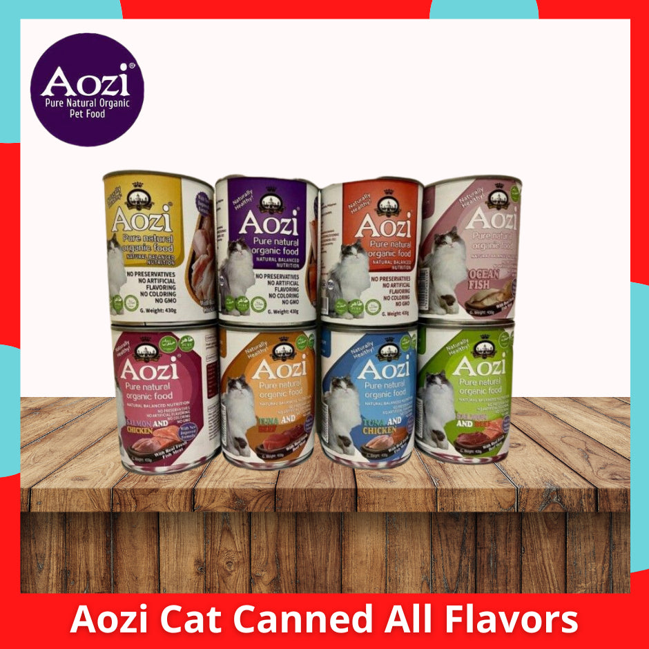 Aozi Cat Wet Food Can Organic 430g
