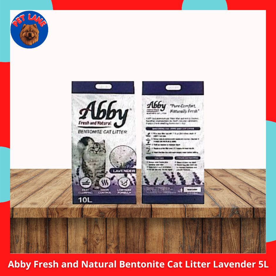 Abby Fresh and Natural Bentonite Cat Litter 10L l 5L