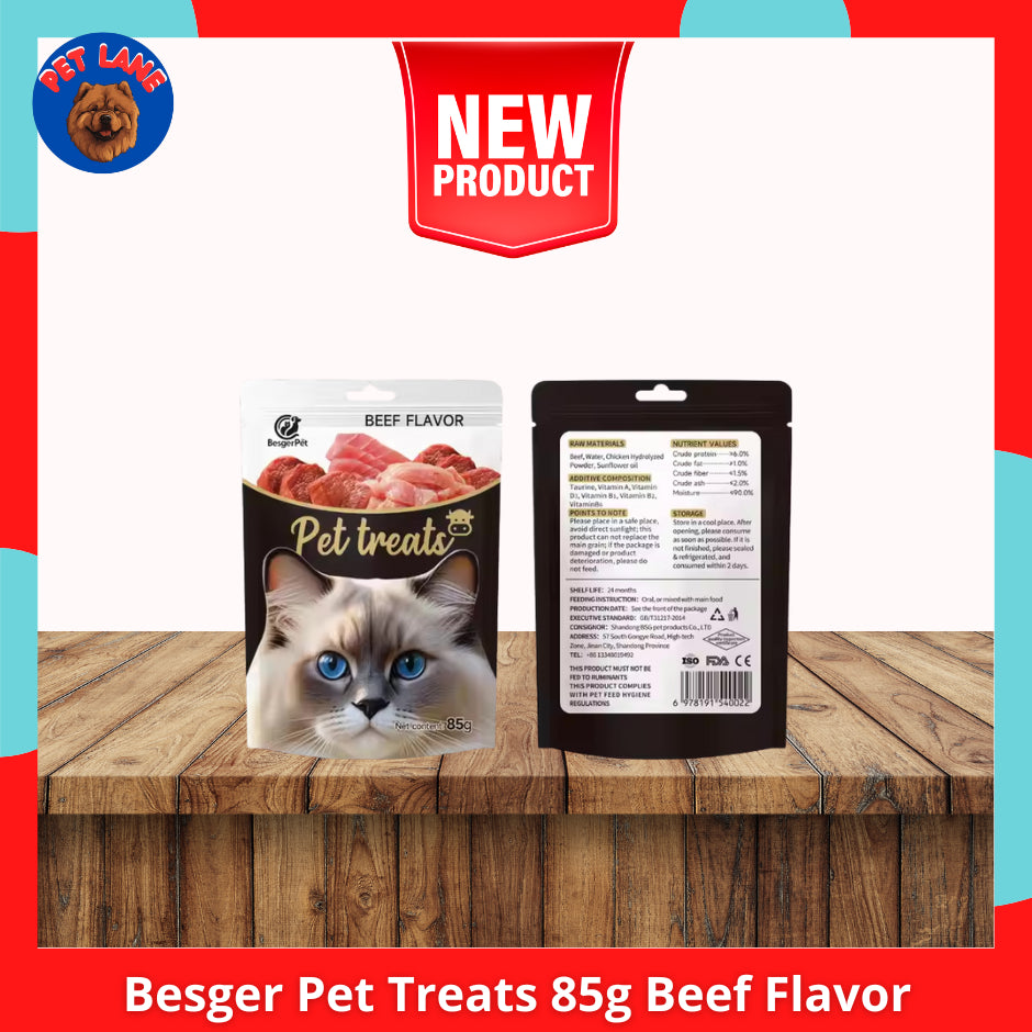 Besger Pet Wet Cat Food Pouch 85g Halal | No Preservatives | MOST AFFORDABLE