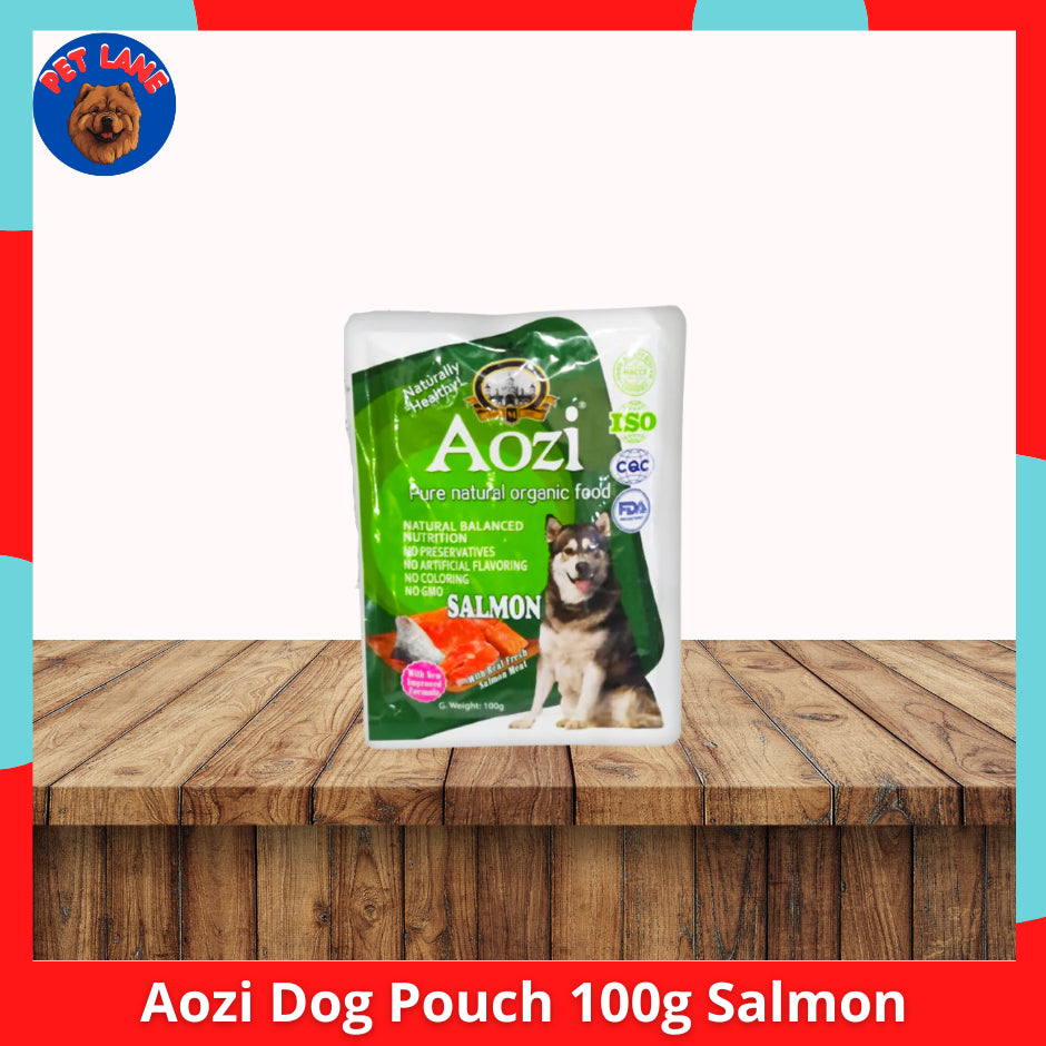 Aozi Dog Pouch Natural Organic Wet Food 100g