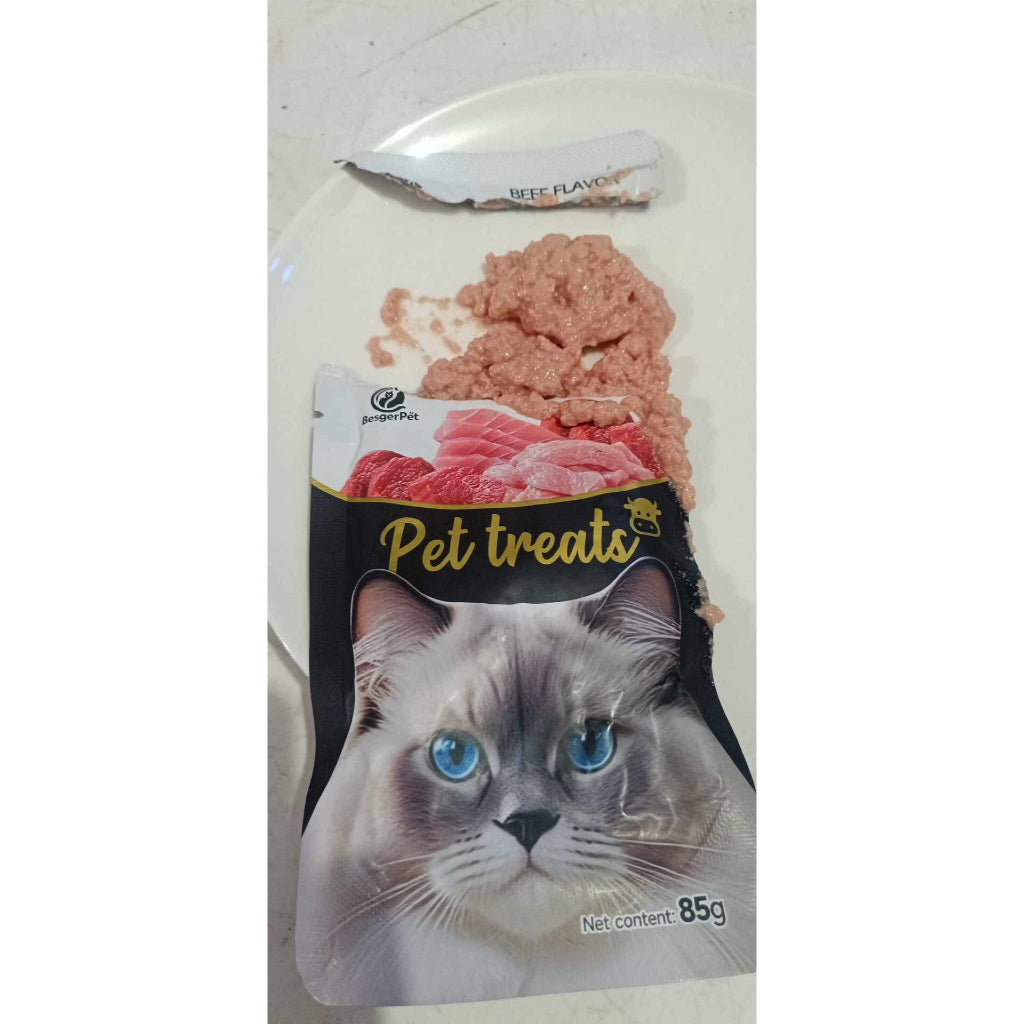 Besger Pet Wet Cat Food Pouch 85g Halal | No Preservatives | MOST AFFORDABLE