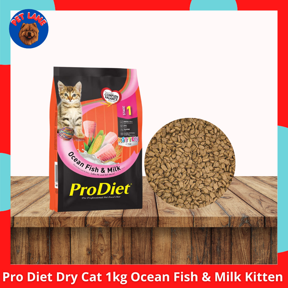 Pro Diet Dry Cat Food 500g l  1kg Repacked