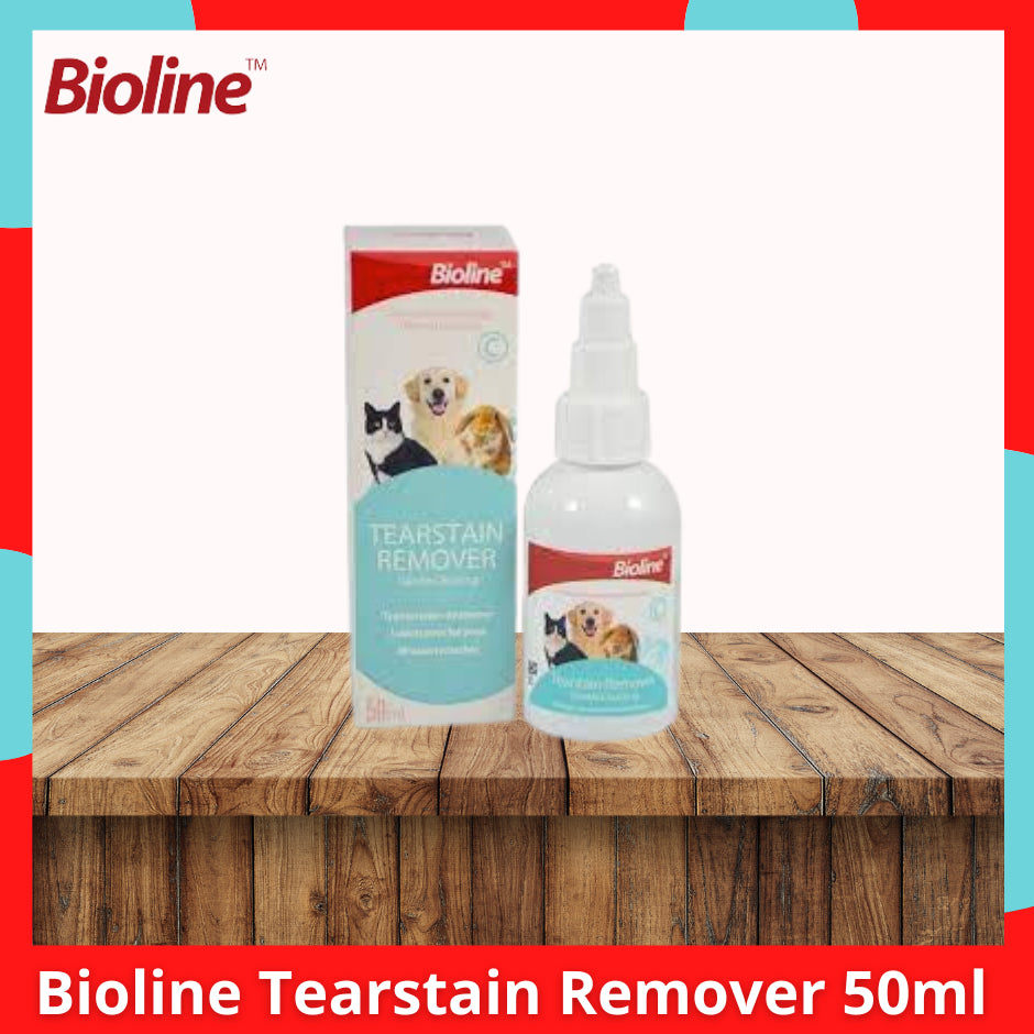 Bioline Eye l Ear l Tearstain Remover l Puppy Training l Ear Mite 50ml For Dogs and Cats