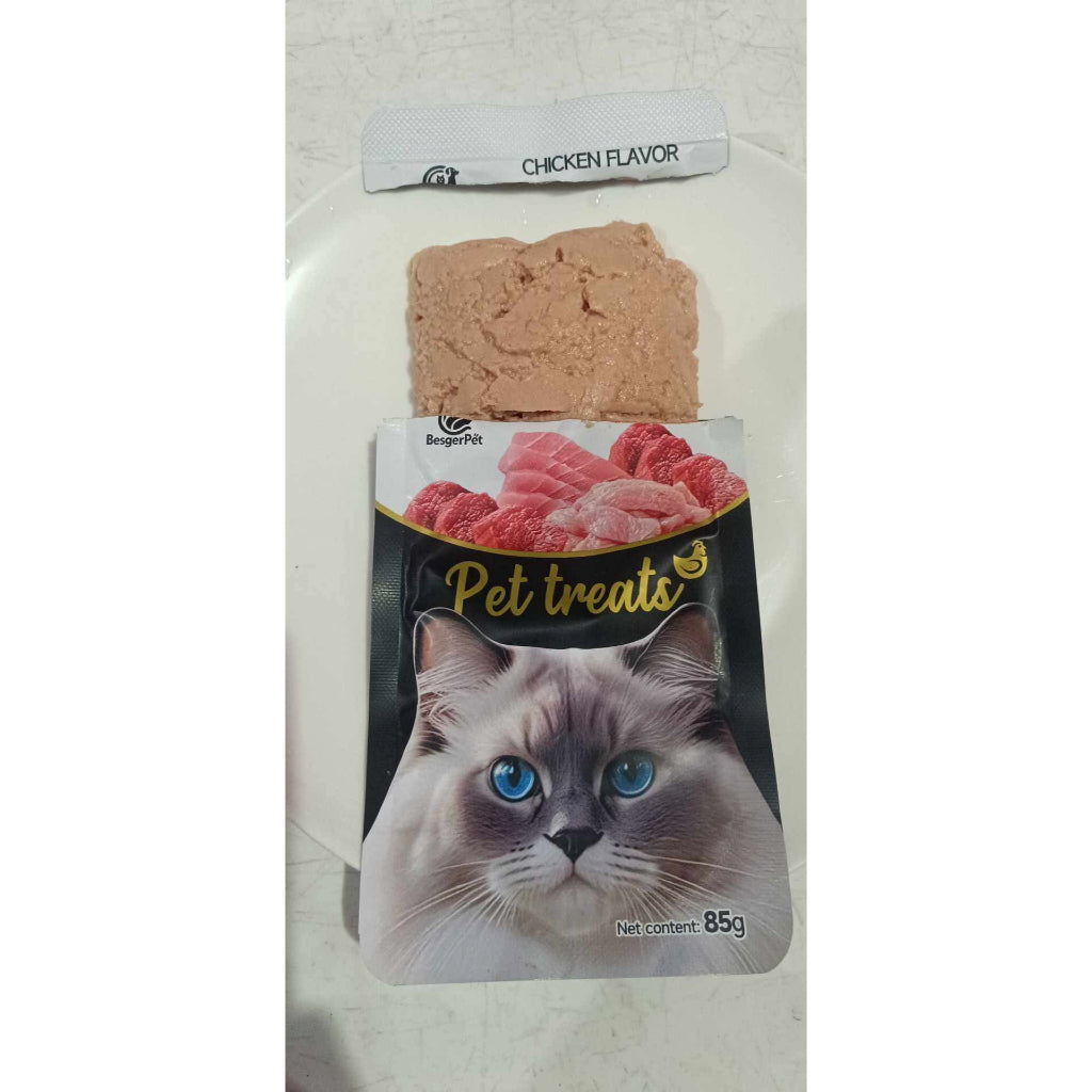 Besger Pet Wet Cat Food Pouch 85g Halal | No Preservatives | MOST AFFORDABLE