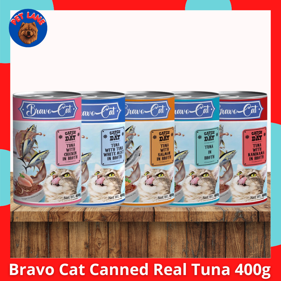 Bravo Cat Wet Cat Food Real Tuna 400g