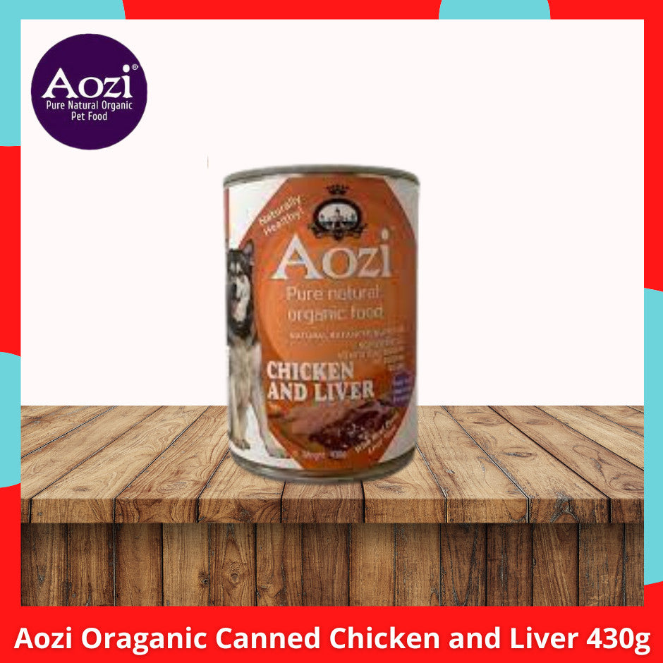 Aozi DOG Wet Food Dog Can 430g Organic
