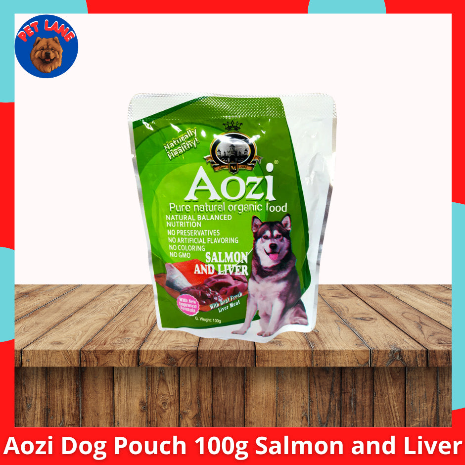 Aozi Dog Pouch Natural Organic Wet Food 100g