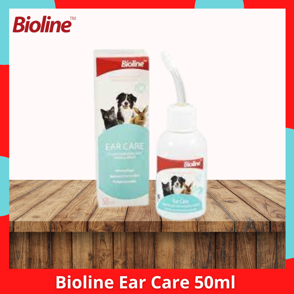 Bioline Eye l Ear l Tearstain Remover l Puppy Training l Ear Mite 50ml For Dogs and Cats