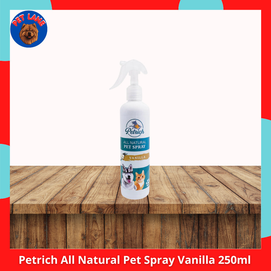 Petrich All Natural For Dog &amp; Cat Shampoo 500ml l Pet Spray 250ml l Pet Powder 150g l Pet Soap 100g