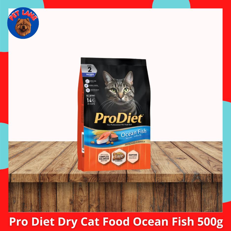 Pro Diet Dry Cat Food 500g l  1kg Repacked