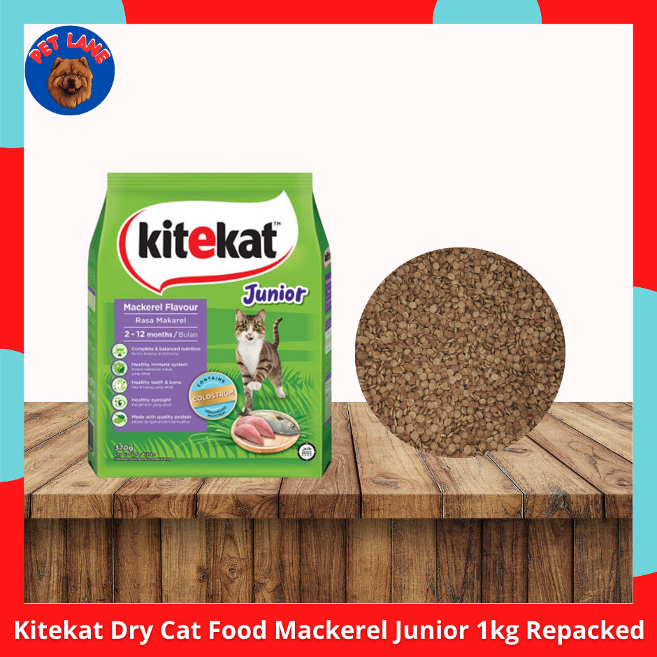 Kitekat Dry Cat Food Adult l Kitten 1kg Repacked