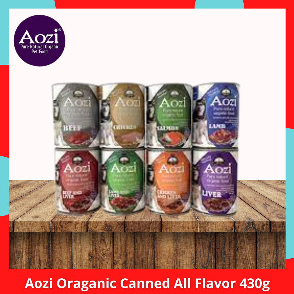 Aozi DOG Wet Food Dog Can 430g Organic