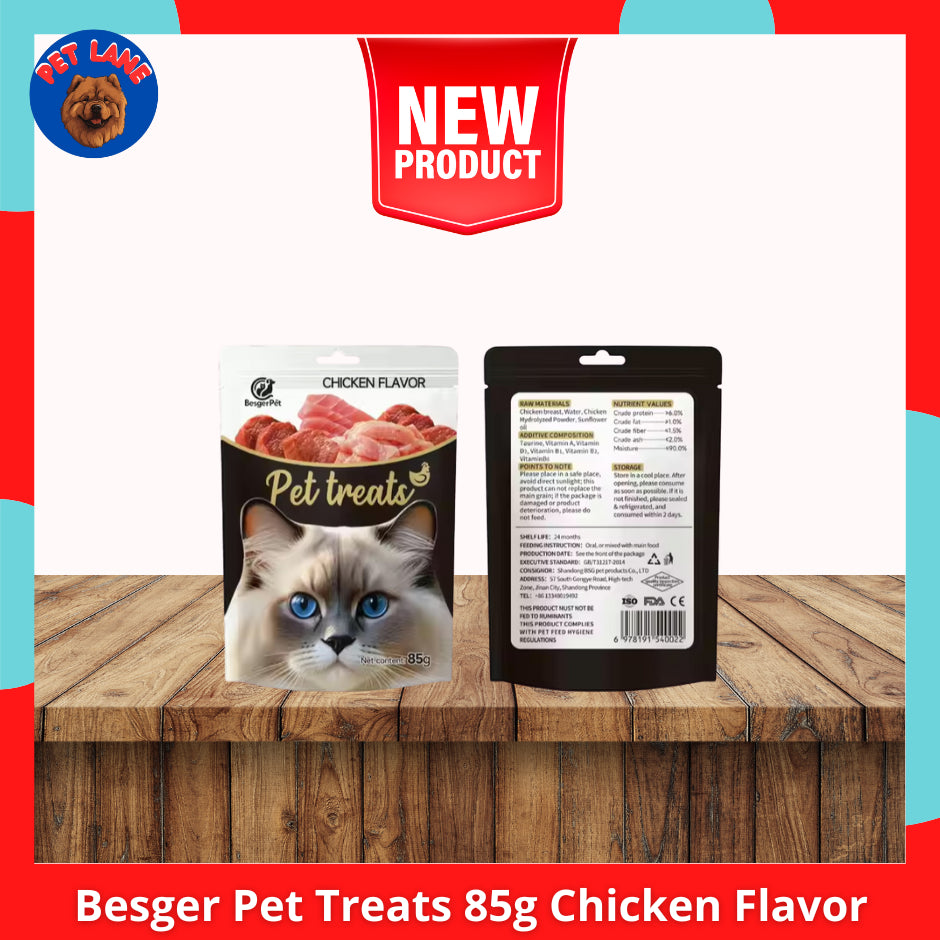 Besger Pet Wet Cat Food Pouch 85g Halal | No Preservatives | MOST AFFORDABLE