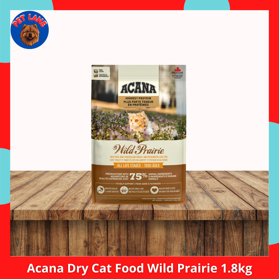 Acana Dry Cat Food 1.8kg l Chicken Herring l Wild Praire l Chicken Turkey l Kitten l Bountiful Catch
