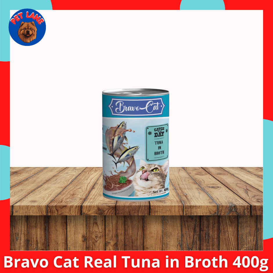 Bravo Cat Wet Cat Food Real Tuna 400g
