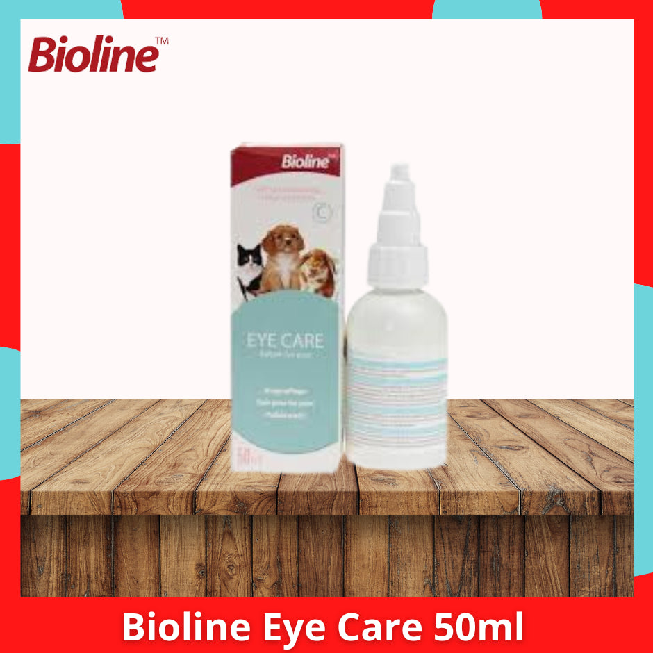 Bioline Eye l Ear l Tearstain Remover l Puppy Training l Ear Mite 50ml For Dogs and Cats
